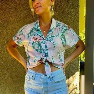 Wilfred summer crop top, Hawaiian